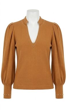 NEW EMILY MCCARTHY hampton top in brown sugar